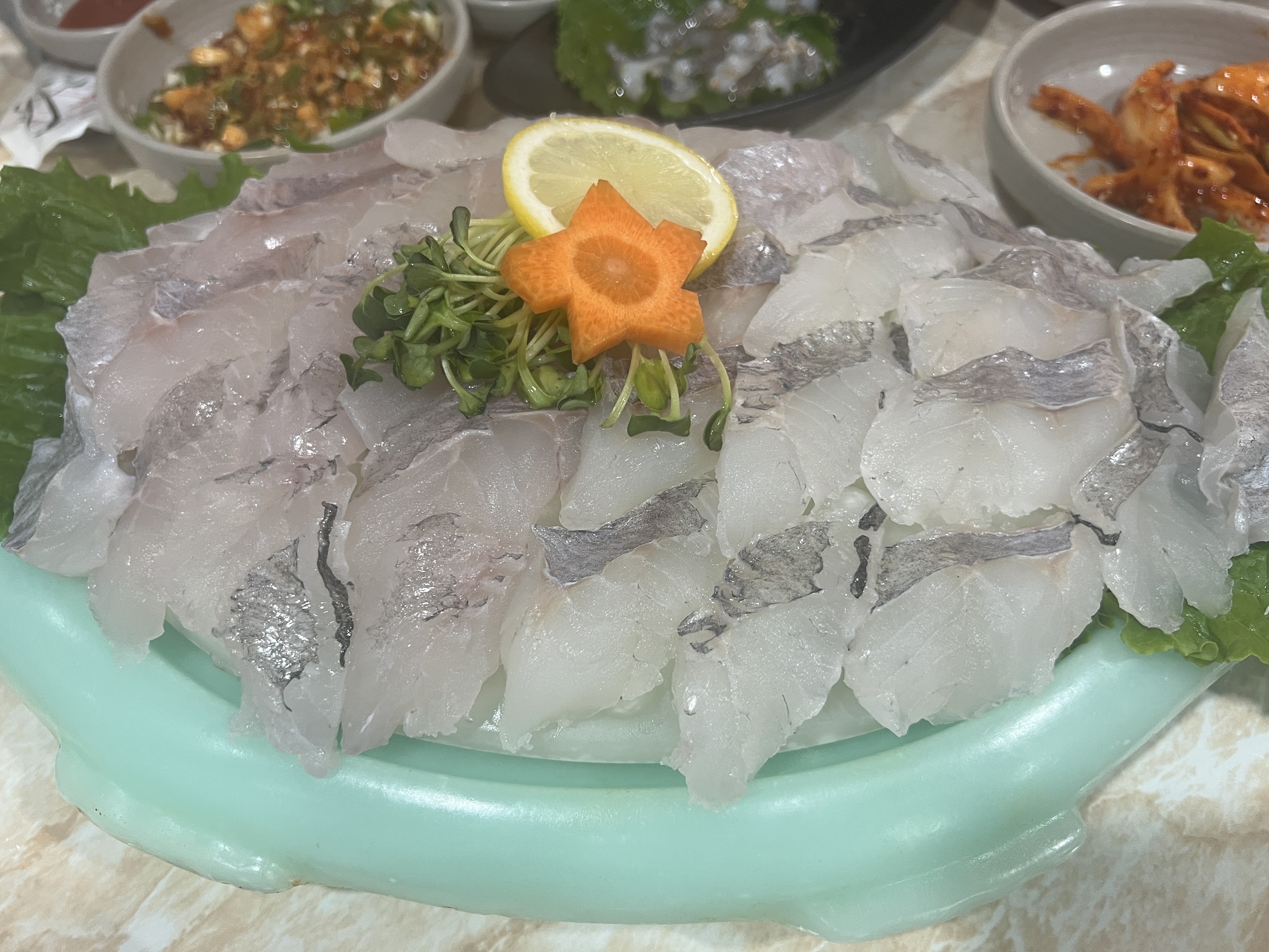 대도수산 영통 우럭회