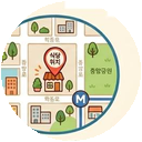식당 약도 아이콘